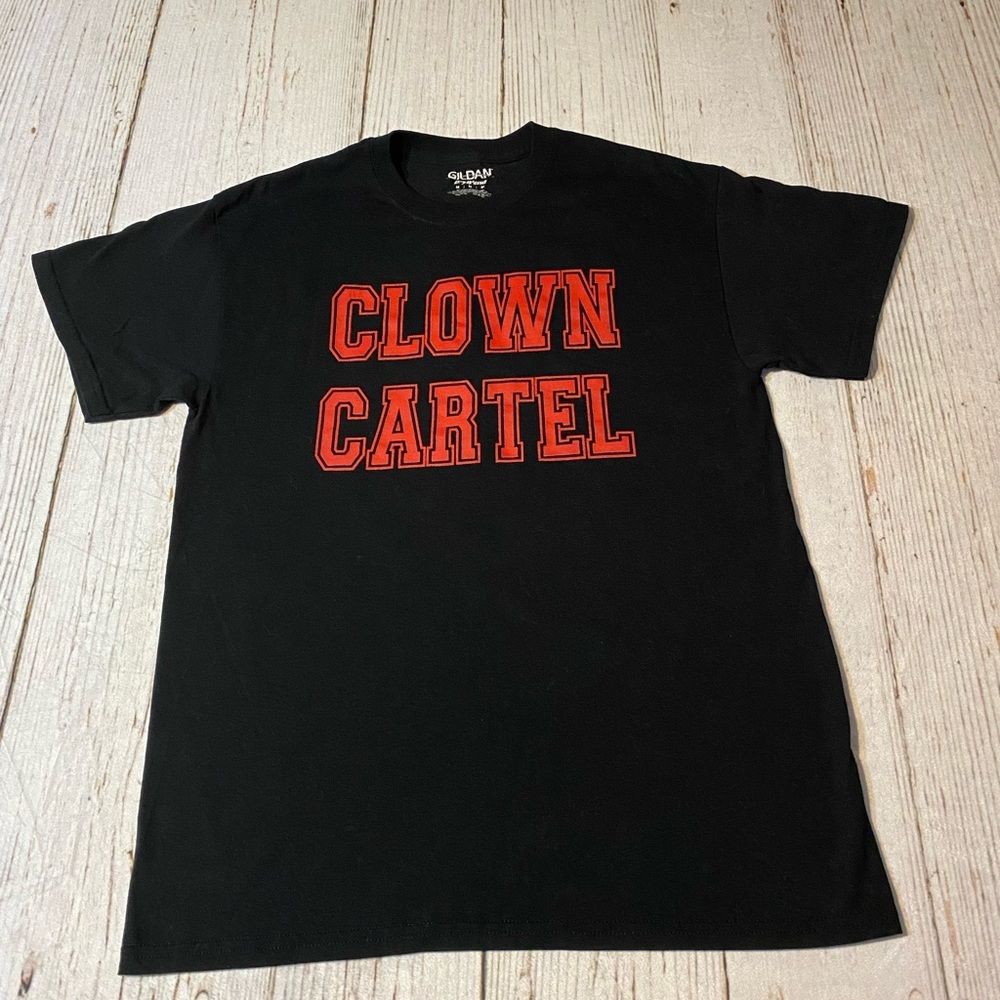 Clown Cartel Skreech Squeaky Stitches Black Gildan Tee Shirt  Sz Med.